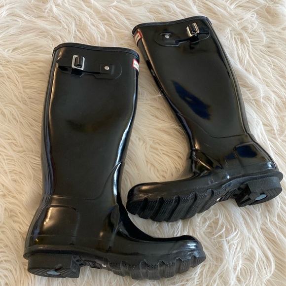 HUNTER tool gloss rain boots - Picture 2 of 16